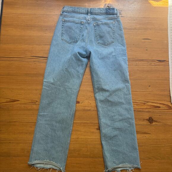 Abercrombie & Fitch light was baggy low rise womens jeans SIZE 4 - Picture 6 of 6